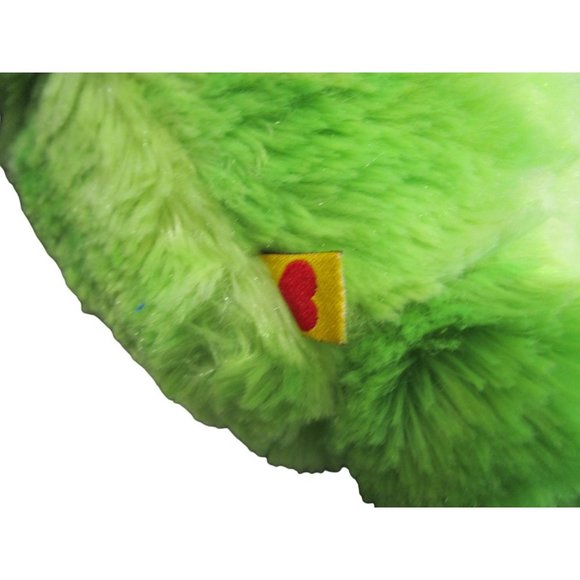 St Patricks Day Shamrock Happy Go Lucky Green Plush Frog Build A Bear Naked GUC - Picture 4 of 15